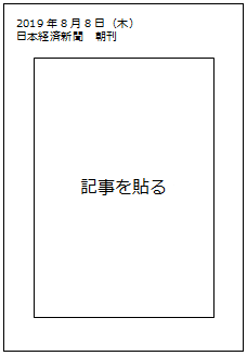 新聞切り抜き資料の例